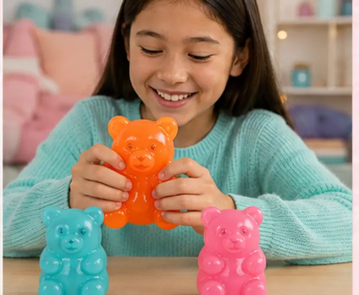 Schylling NeeDoh Gummy Bear toys